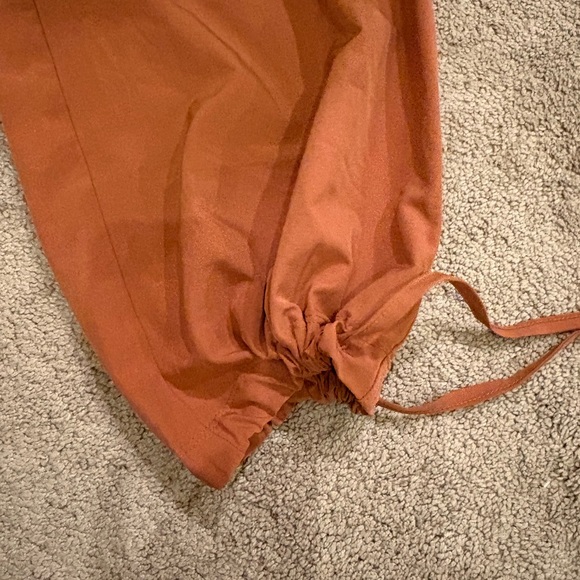 Rust Wide-Leg Pants - Picture 3 of 3